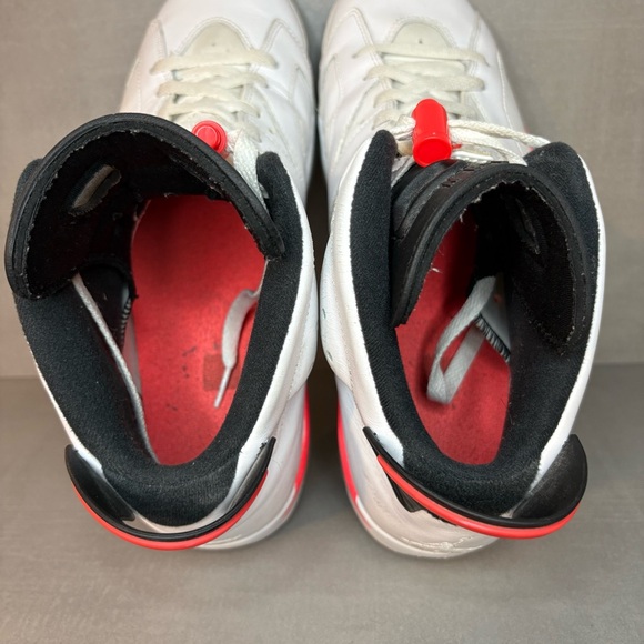 Jordan 6 Retro Shoes - Infrared White 2014 ; Mens 11.5 - Picture 6 of 8